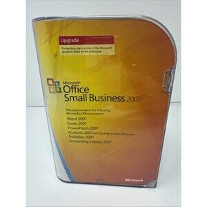 MICROSOFT OFFICE Small Business Edition 2007 UPGRADE w/ Key number